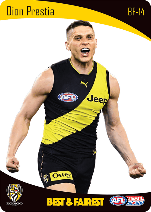 Dion Prestia, Best & Fairest, 2020 Teamcoach AFL