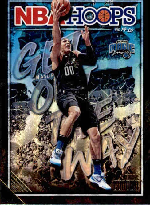 Aaron Gordon, Gold, Get Out The Way, 2019-20 Panini Hoops Basketball NBA