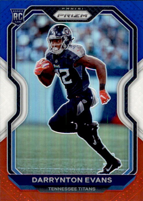 Darrynton Evans, RC, Red White Blue Prizm, 2020 Panini Prizm Football NFL