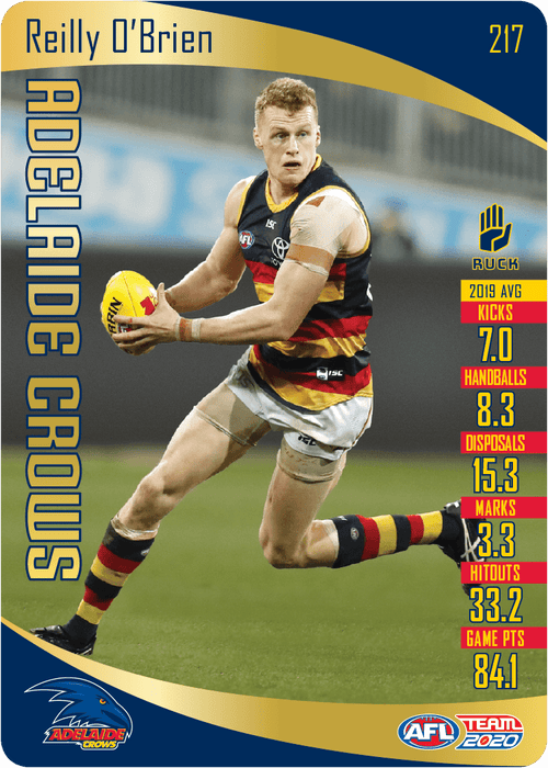 Reilly O'Brien, Gold, 2020 Teamcoach AFL