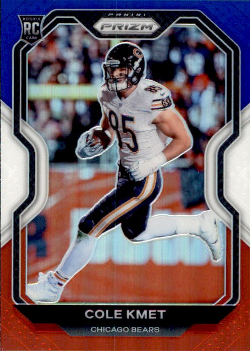 Cole Kmet, RC, Red White Blue Prizm, 2020 Panini Prizm Football NFL