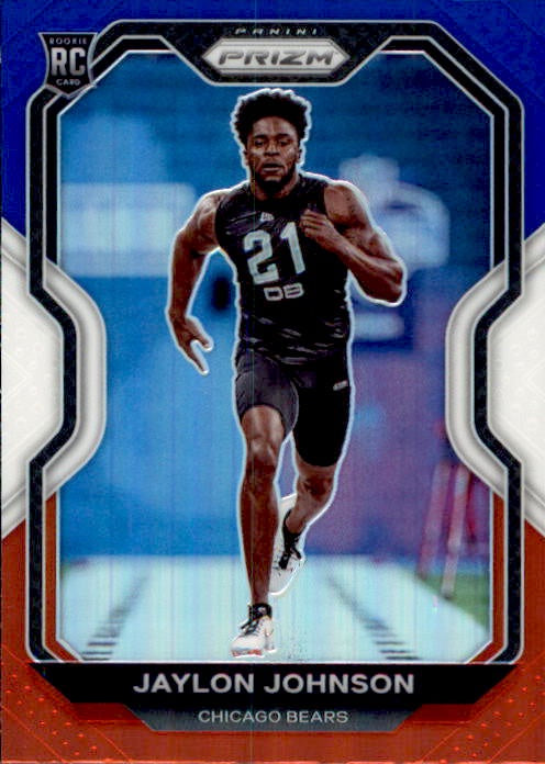 Jaylon Johnson, RC, Red White Blue Prizm, 2020 Panini Prizm Football NFL