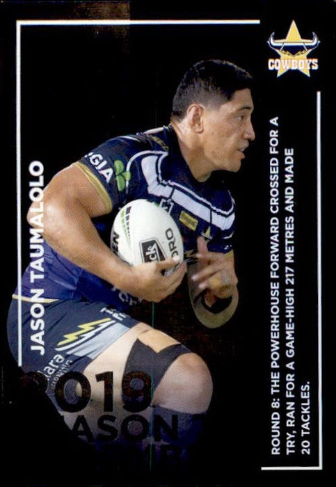 Jason Taumalolo, Season to Remember, 2020 TLA Traders NRL