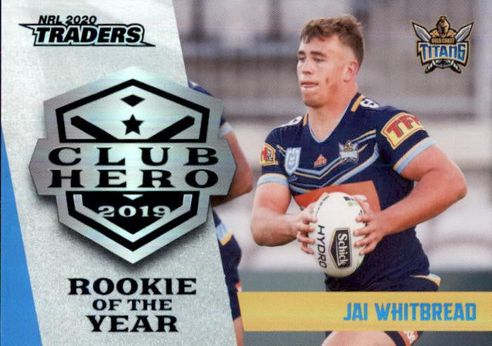 Jai Whitbread, Club Hero, 2020 TLA Traders NRL