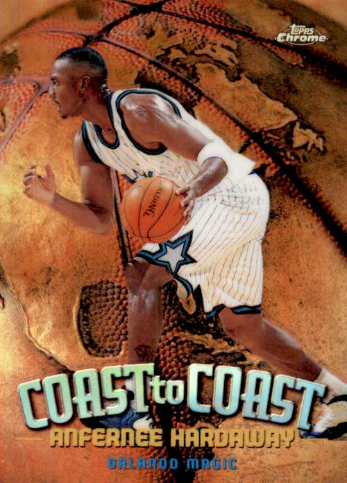 Anfernee Hardaway, Coast to Coast Refractor, 1998-99 Topps Chrome Basketball NBA