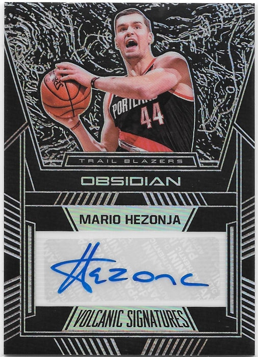 Mario Hezonja, Volcanic Signature, 2019-20 Panini Obsidian Basketball NBA