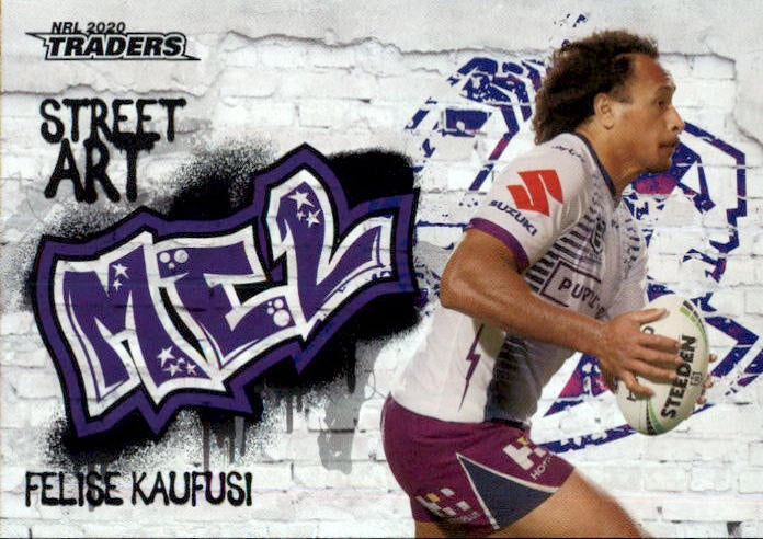 Felise Kaufusi, Street Art, 2020 TLA Traders NRL