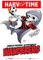 Western Sydney Wanderers, A-League Mascot Harv Time Poster
