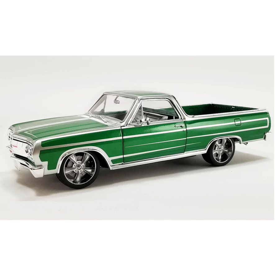 Calypso Green 1965 Chevrolet El Camino, 1:18 Scale Diecast Car