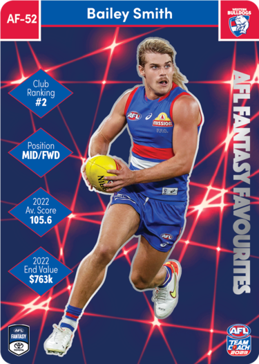 Bailey Smith, AFL Fantasy Favourites, 2023 Teamcoach AFL