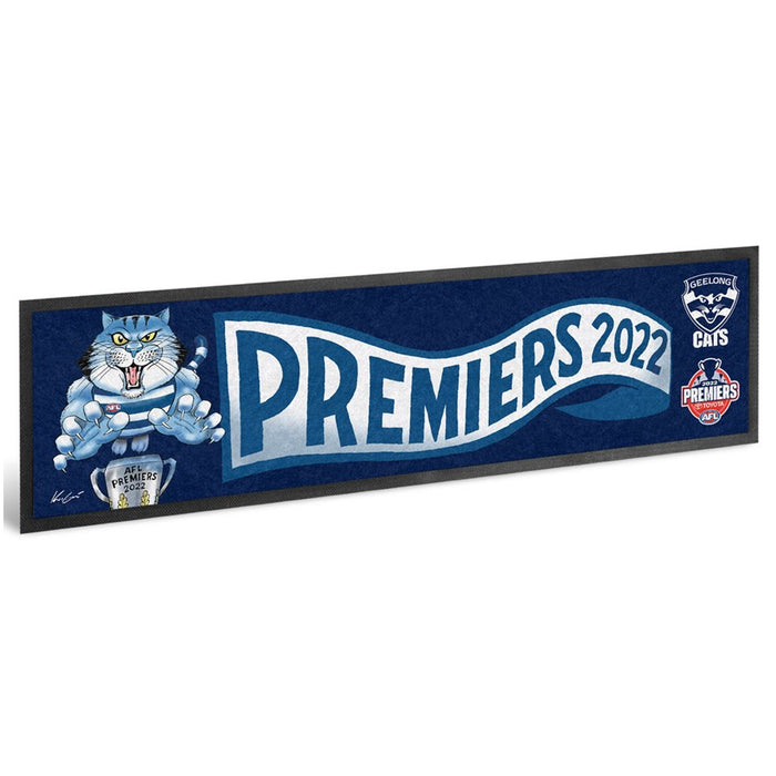 Geelong Cats, 2022 Premiership Caricature Bar Runner