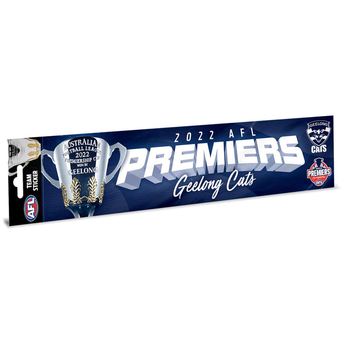 Geelong Cats 2022 AFL Premiers Bumper Sticker