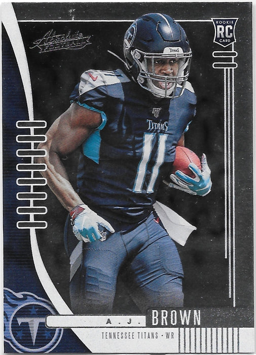 AJ Brown, RC, 2019 Panini Absolute Football NFL