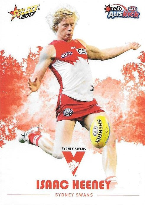 Isaac Heeney, Auskick, 2017 Select AFL Footy Stars