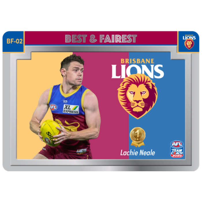 Lachie Neale, Best & Fairest, 2023 Teamcoach AFL