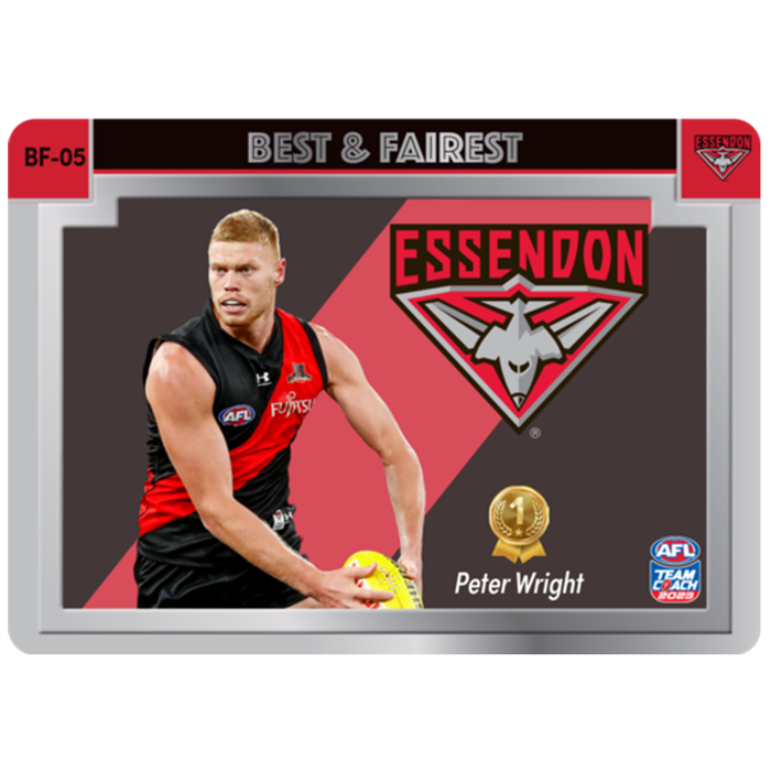 Peter Wright, Best & Fairest, 2023 Teamcoach AFL