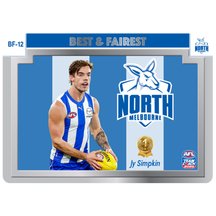 Jy Simpkin, Best & Fairest, 2023 Teamcoach AFL