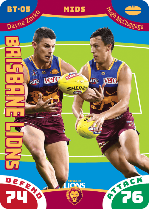 Dayne Zorko & Hugh McCluggage, Battle Teams, 2019 Teamcoach AFL