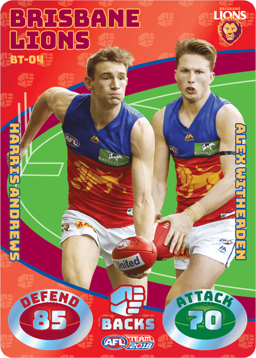 Andrews & Witherden, Battle Teams, 2018 Teamcoach AFL