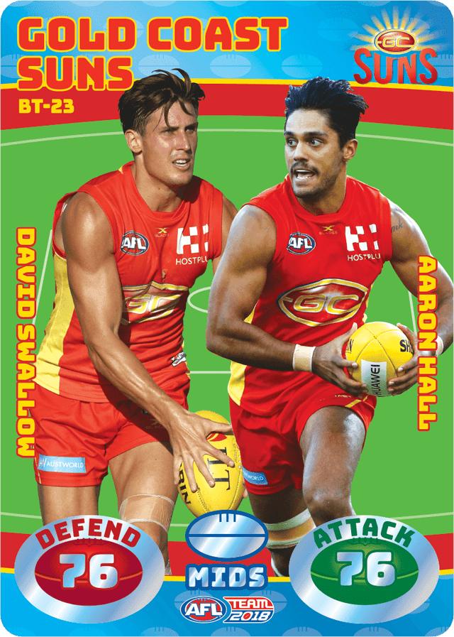 Swallow & Hall, Battle Teams, 2018 Teamcoach AFL