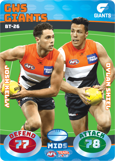 Kelly & Shiel, Battle Teams, 2018 Teamcoach AFL