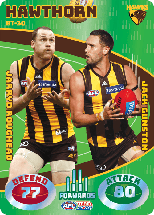 Roughead & Gunston, Battle Teams, 2018 Teamcoach AFL