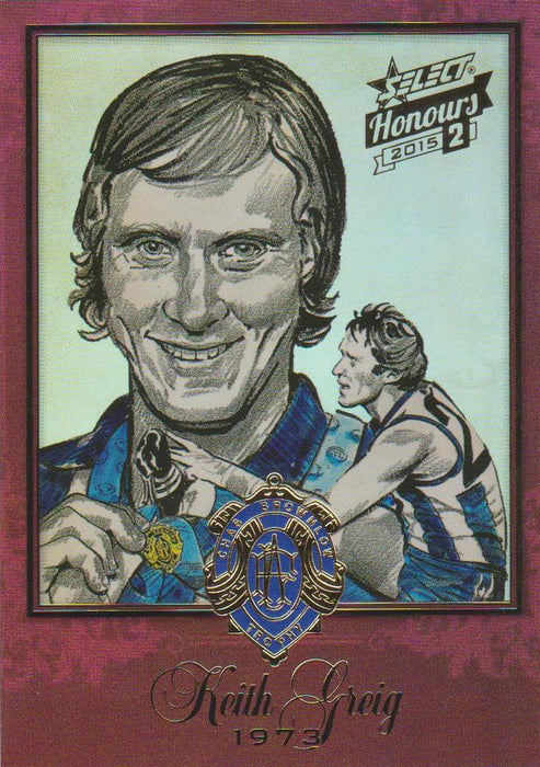 Keith Greig, Brownlow Sketch, 2014 Select AFL Honours 2