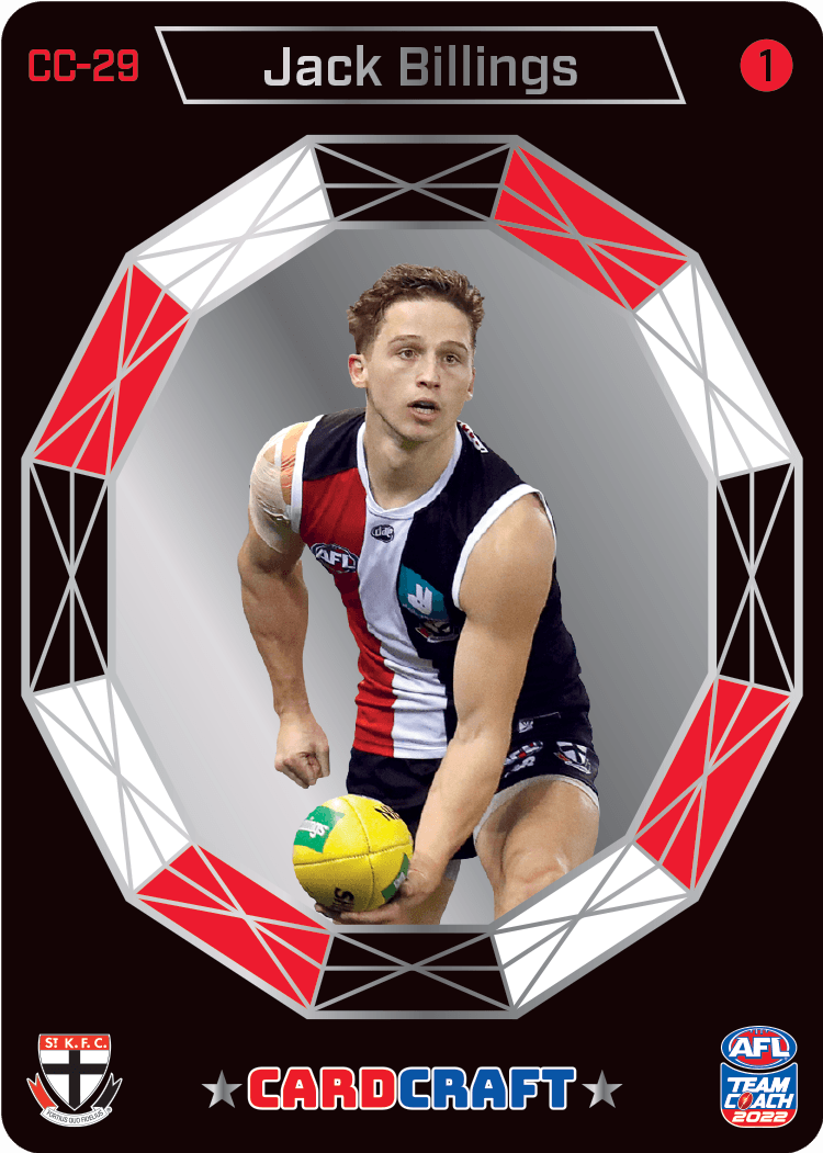 Jack Billings, Card Craft #1, 2022 Teamcoach AFL