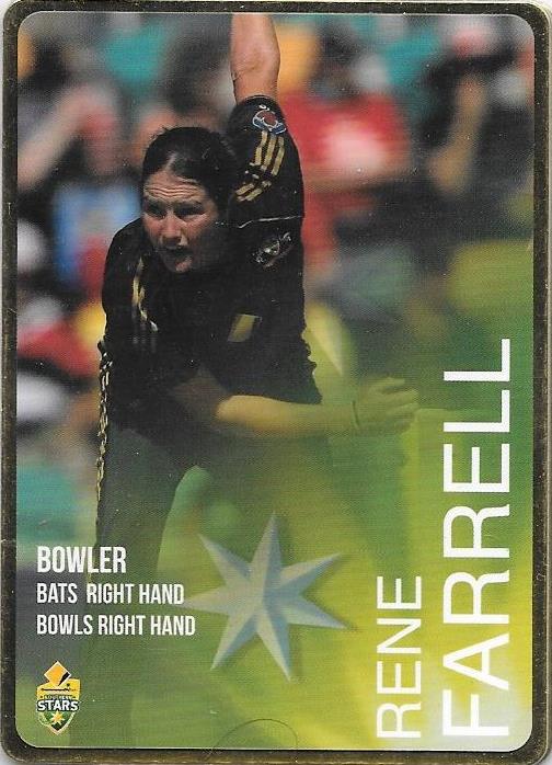 Rene Farrell, Gold Parallel, 2014-15 Tap'n'play CA BBL 04 Cricket