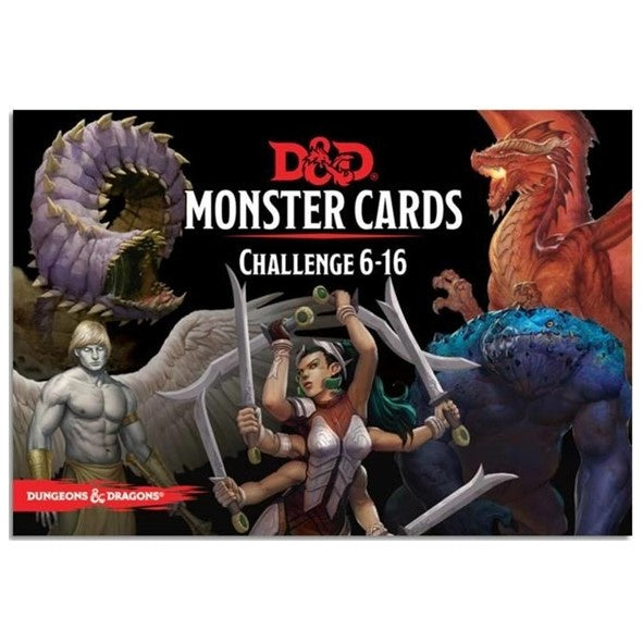 D&D Dungeons & Dragons Spellbook Cards Monster Challenge Deck 6-16 (74 cards)