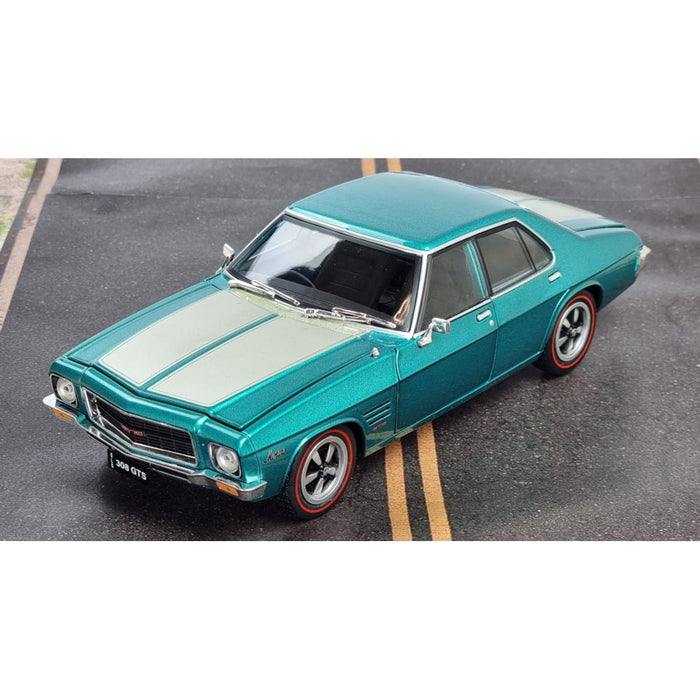 Turquoise Holden HQ GTS 4 Door Monaro, 308 GTS, 1:24 Diecast Car