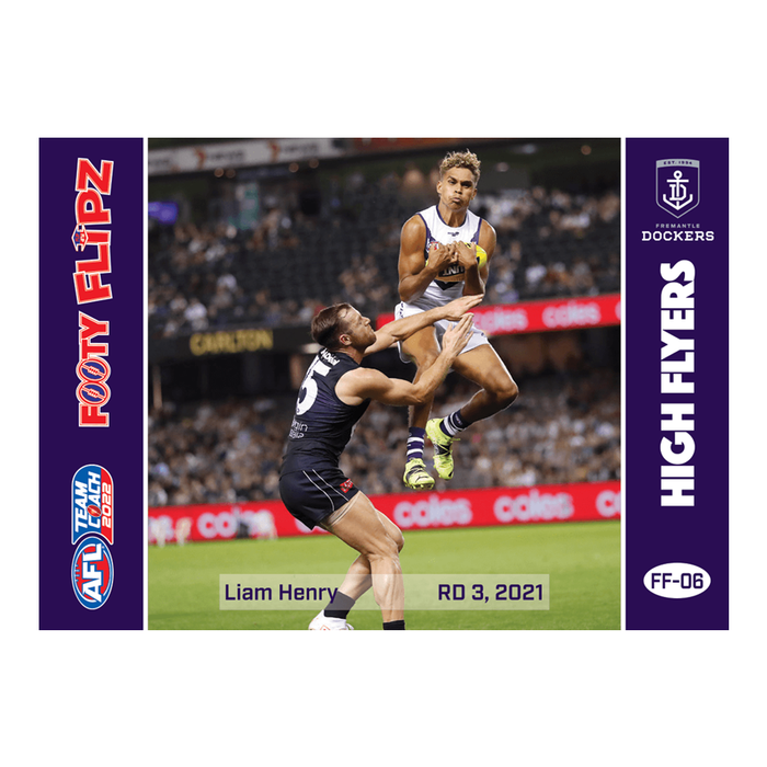 Liam Henry, Footy Flipz High Flyers, 2022 Teamcoach AFL