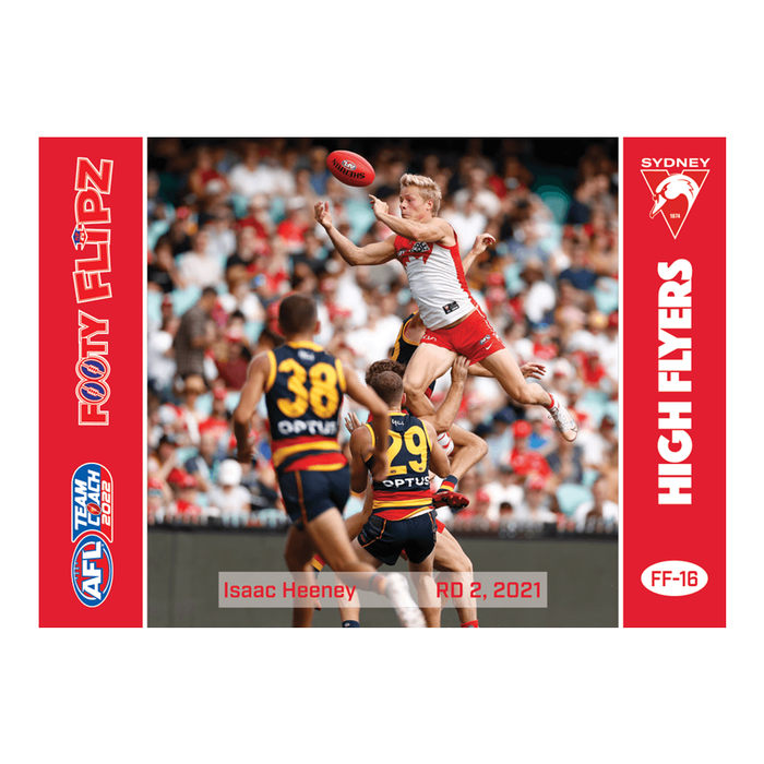 Isaac Heeney, Footy Flipz High Flyers, 2022 Teamcoach AFL