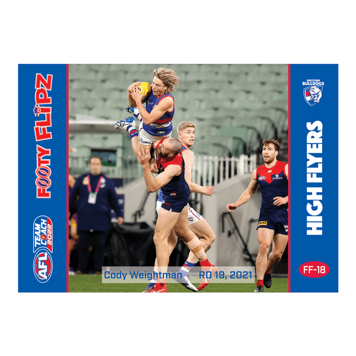 Cody Weightman, Footy Flipz High Flyers, 2022 Teamcoach AFL