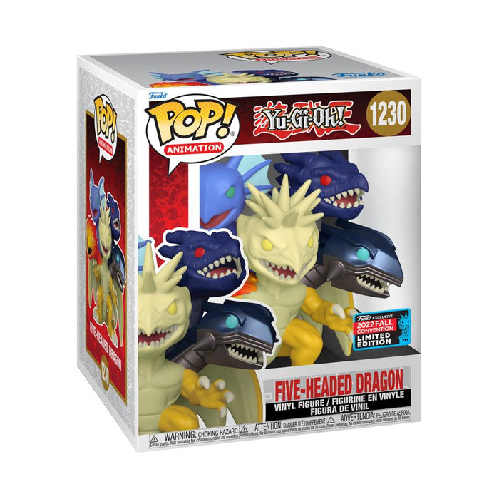 YuGiOh! - Five-Headed Dragon NYCC 2022 US Exclusive 6" Pop! Vinyl [RS]