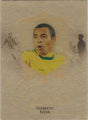 Gilberto Silva, The Greats, Gold Parallel, 2016 Futera Unique Soccer