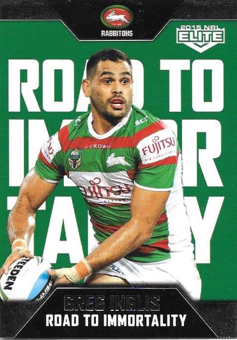 Greg Inglis, Road to Immortality Case card, 2015 ESP Elite NRL