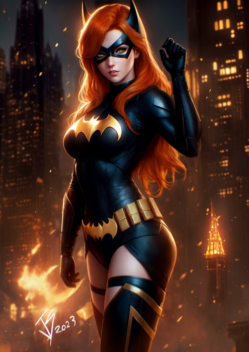 Batgirl A3 Poster by Artist Jake Sinclair