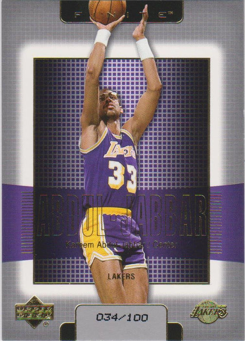 Kareem Abdul Jabbar, 2003-04 UD Finite NBA