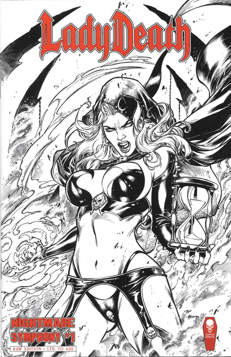 Lady Death Nightmare Symphony #1 RAW Edition Comic