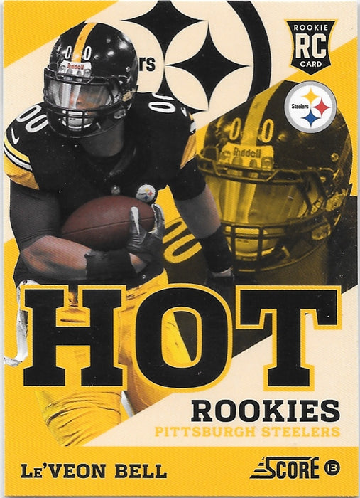 Le'Veon Bell, RC, Hot Rookies, 2013 Panini Score Football NFL