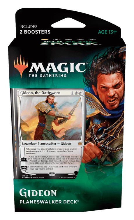 GIDEON - War of the Spark Magic the Gathering Planeswalker Deck