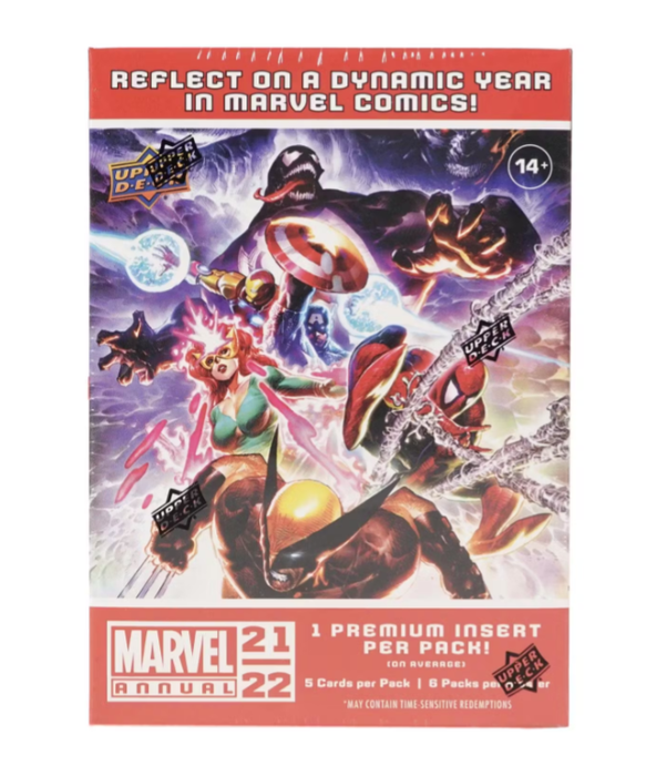 2021-22 Upper Deck Marvel Annual 6-Pack Blaster Box