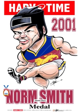 Shaun Hart, 2001 Norm Smith Medal, Harv Time Poster