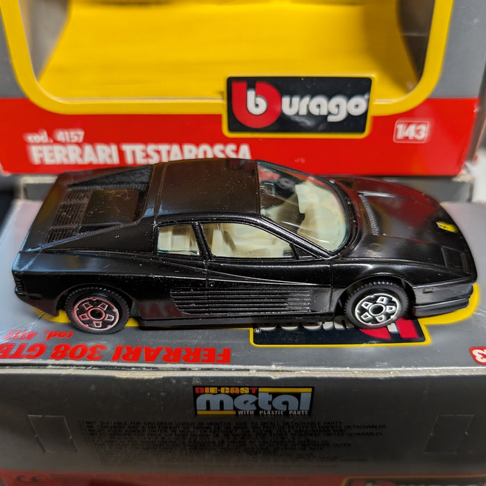 Burago, Ferrari Testarossa, cod. 4157, 1:43 Scale Diecast Car