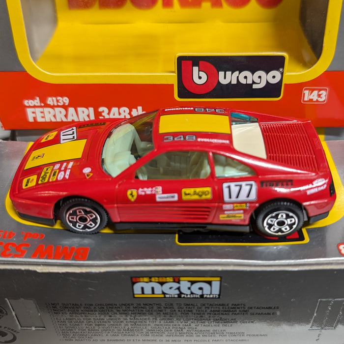 Burago, Ferrari 348tb, cod. 4139, 1:43 Scale Diecast Car