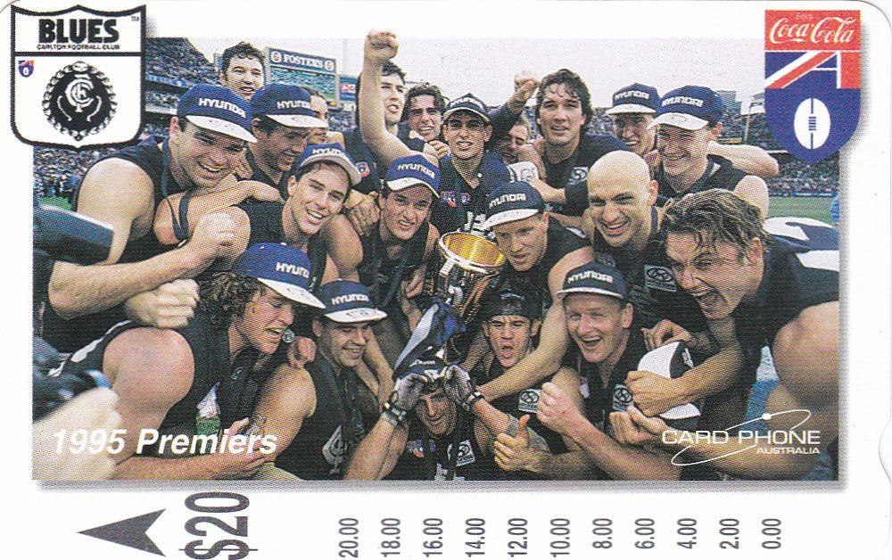 Carlton 1995 Premiers Phone card