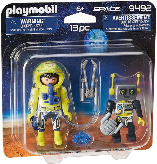 Playmobil 9492 - Astronaut and Robot Duo Pack