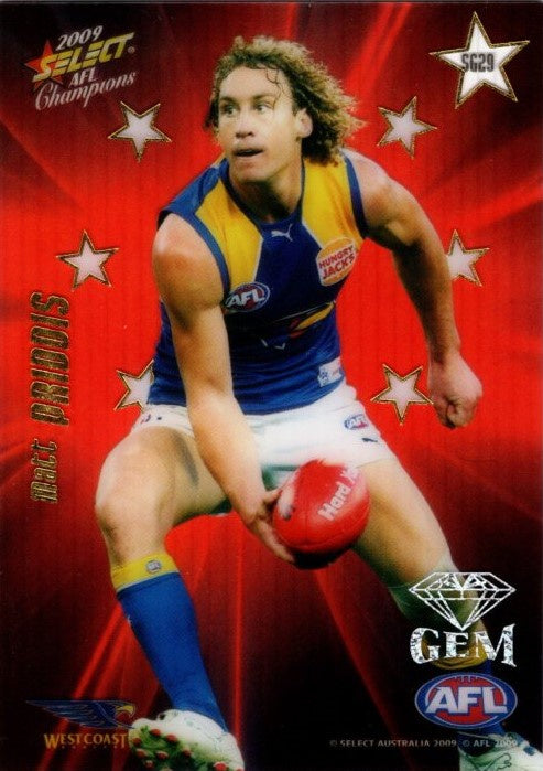 Matt Priddis, Red Gem, 2009 Select AFL Champions