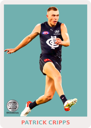 Patrick Cripps, Scanlens 60th Anniversary, 2023 Teamcoach AFL